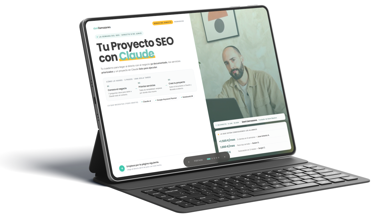 Workbook 'Tu Proyecto SEO con Claude'